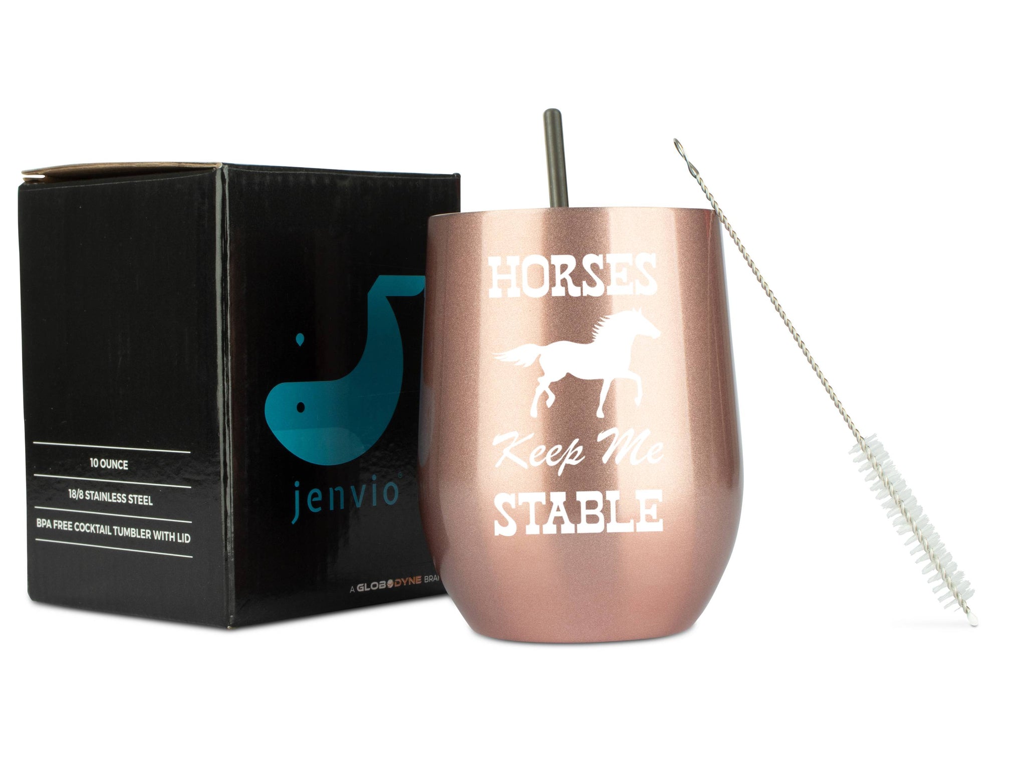 Best F***ing Hairdresser Rose Gold 12 Ounce Stainless Steel Tumbler wi –  Jenvio